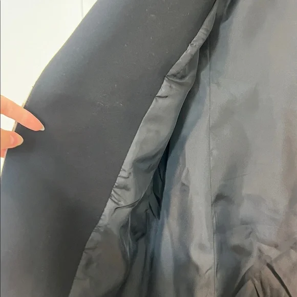 Calvin Klein Women's Black and White Long Blazer / Coat - Picture 6 of 12